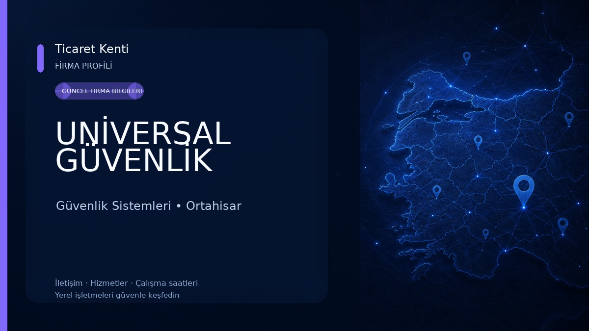 UNİVERSAL GÜVENLİK 