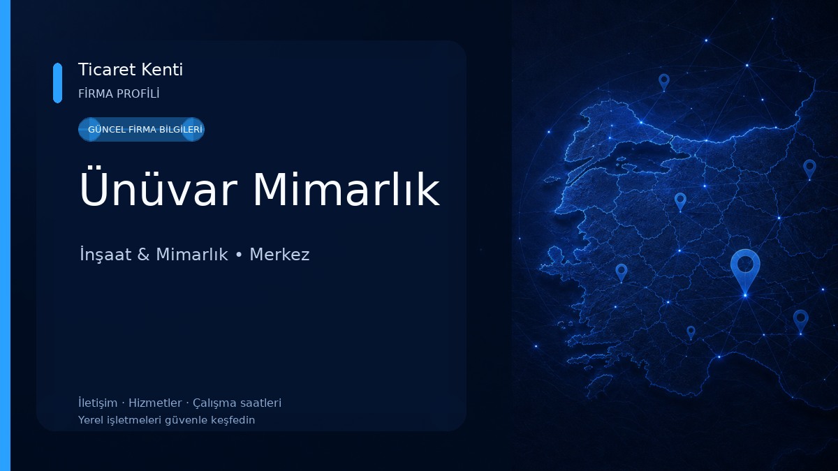 Ünüvar Mimarlık İnşaat & Mimarlık
