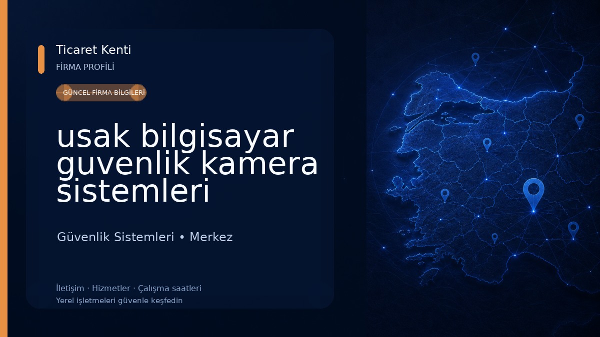 usak bilgisayar guvenlik kamera sistemleri masaustu laptop tamir bakim servisi Güvenlik Sistemleri