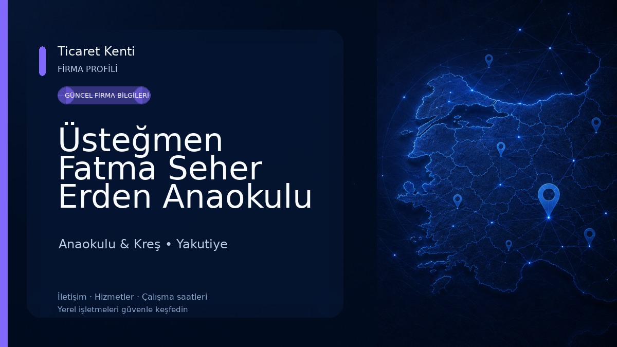 Üsteğmen Fatma Seher Erden Anaokulu Anaokulu & Kreş