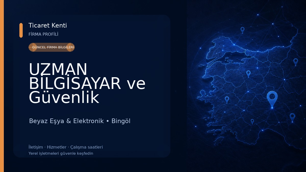 UZMAN BİLGİSAYAR ve Güvenlik Sistemleri Beyaz Eşya & Elektronik