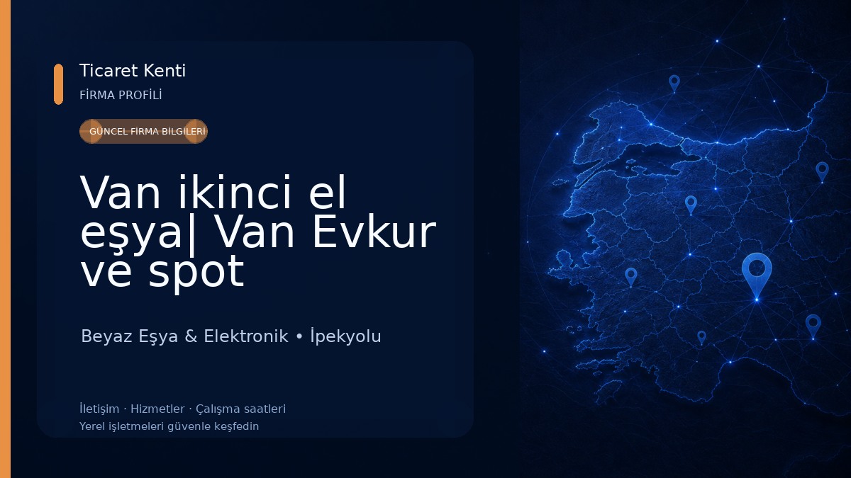 Van ikinci el eşya| Van Evkur ve spot Beyaz Eşya & Elektronik