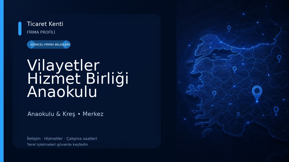 Vilayetler Hizmet Birliği Anaokulu Adıyaman Anaokulu & Kreş