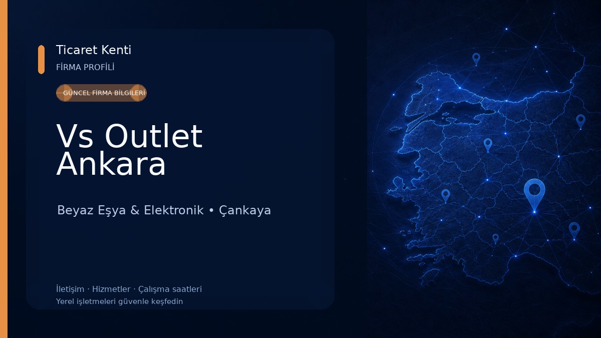 Vs Outlet Ankara Beyaz Eşya & Elektronik