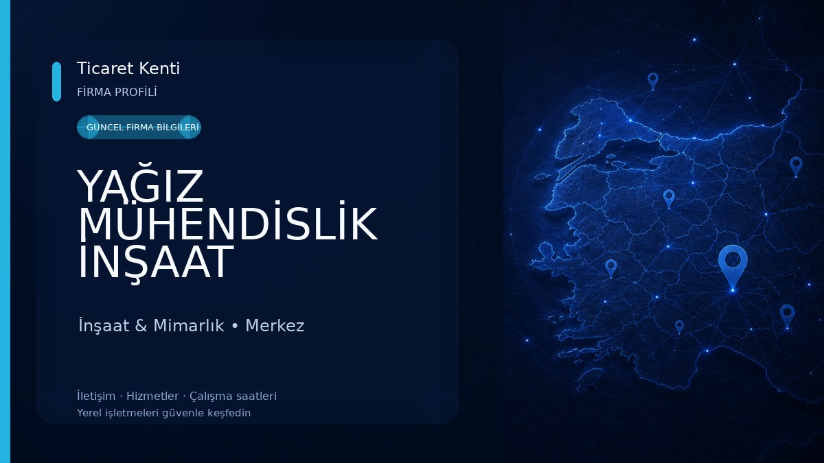 YAĞIZ MÜHENDİSLİK İNŞAAT İnşaat & Mimarlık