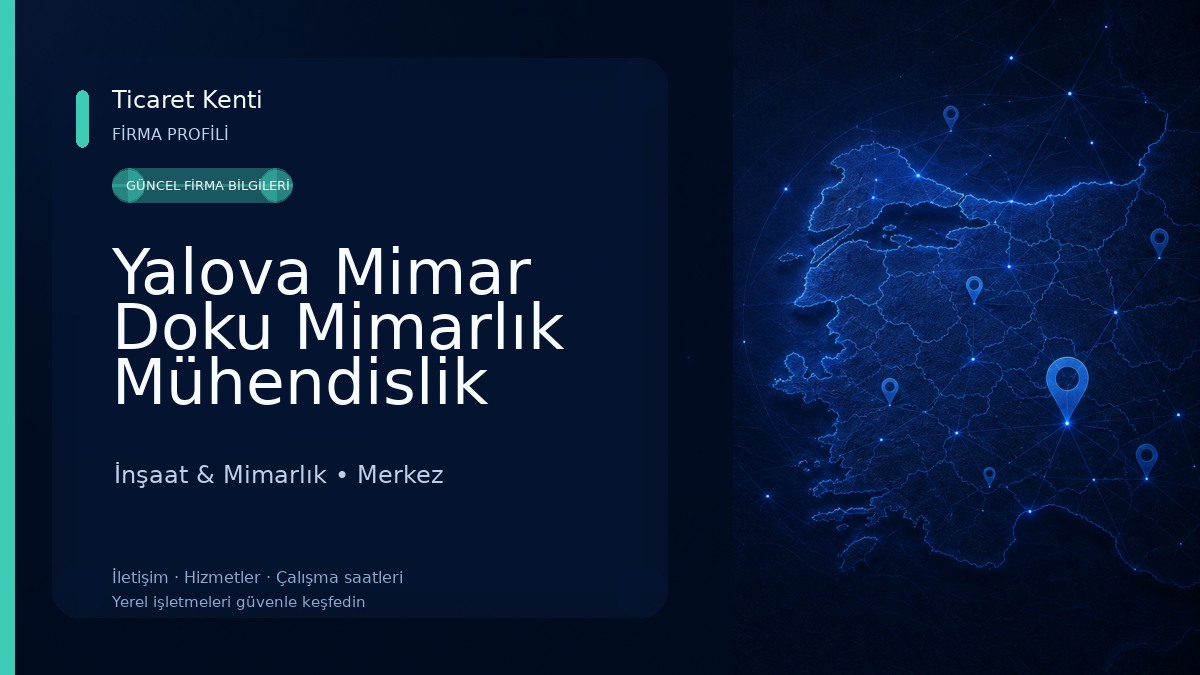 Yalova Mimar Doku Mimarlık Mühendislik