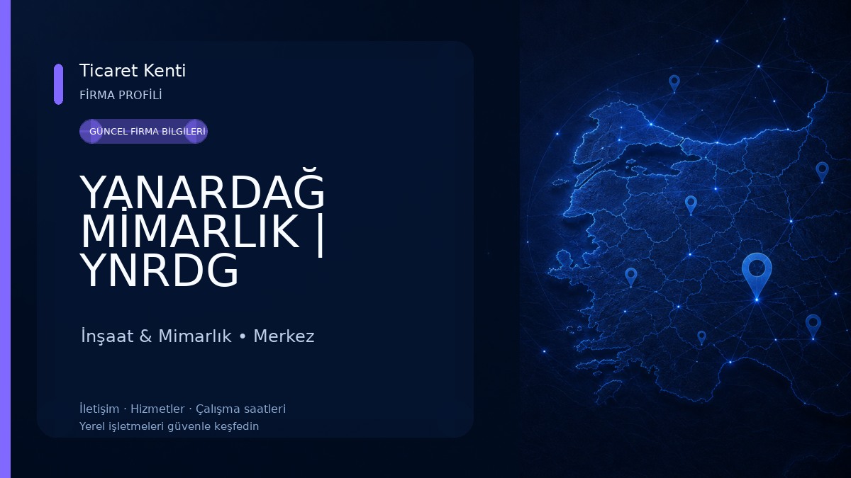 YANARDAĞ MİMARLIK | YNRDG İnşaat & Mimarlık