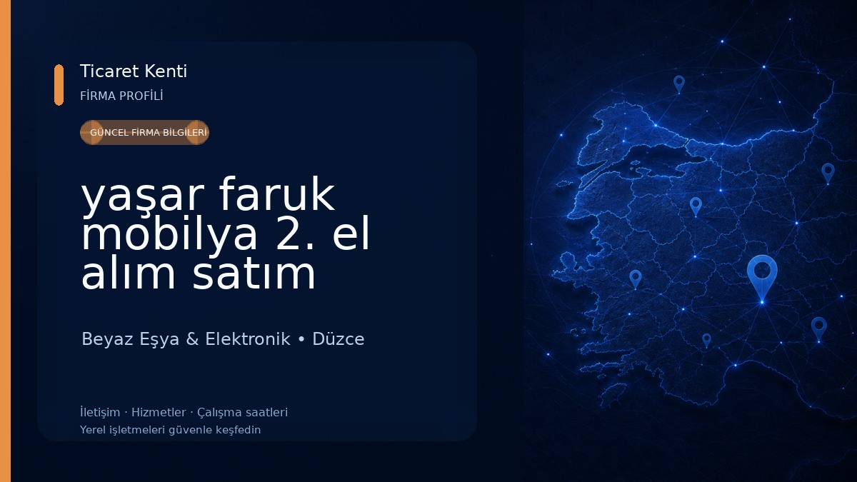 yaşar faruk mobilya 2. el alım satım beyaz eşya servis Beyaz Eşya & Elektronik