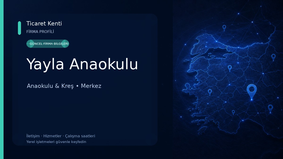 Yayla Anaokulu Anaokulu & Kreş