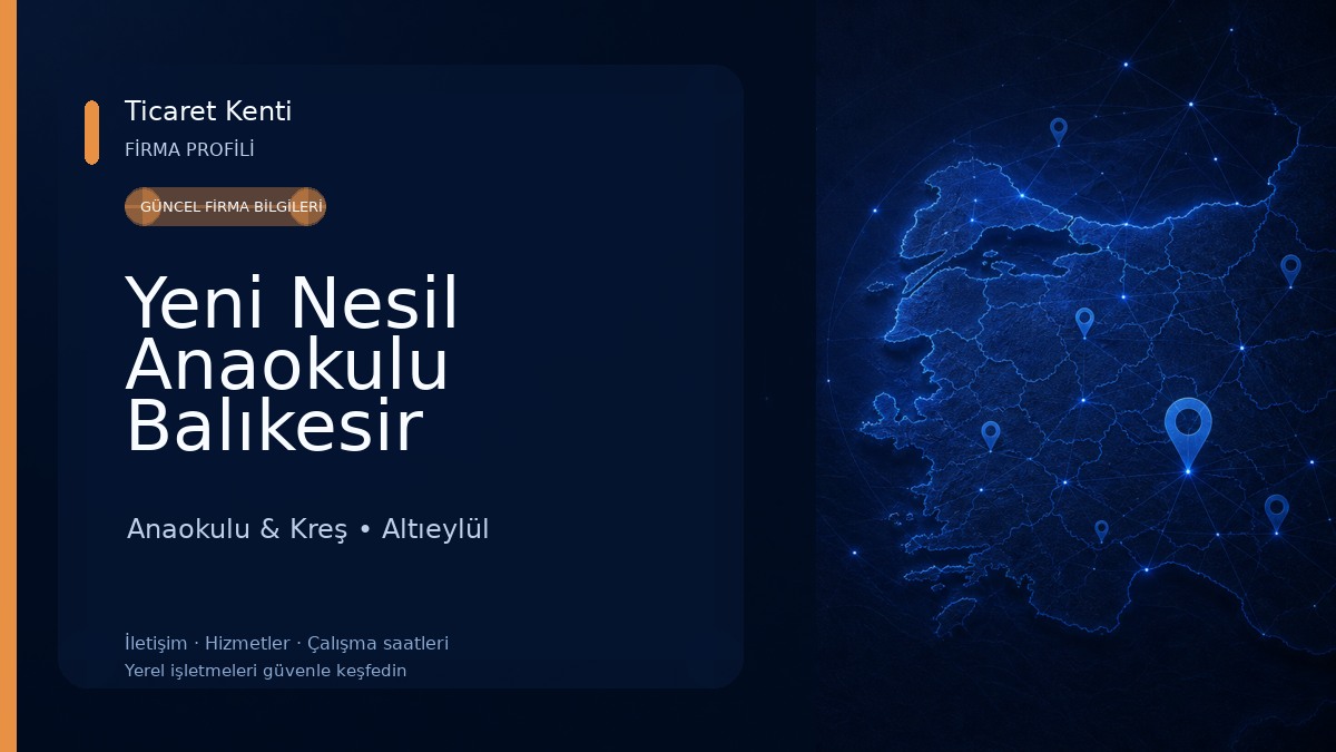 Yeni Nesil Anaokulu Balıkesir 