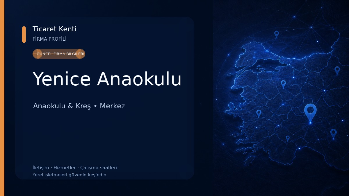 Yenice Anaokulu Anaokulu & Kreş