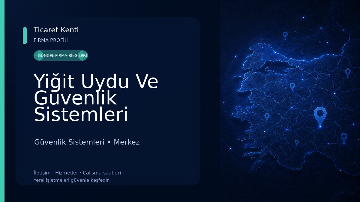 Yiğit Uydu Ve Güvenlik Sistemleri Güvenlik Sistemleri