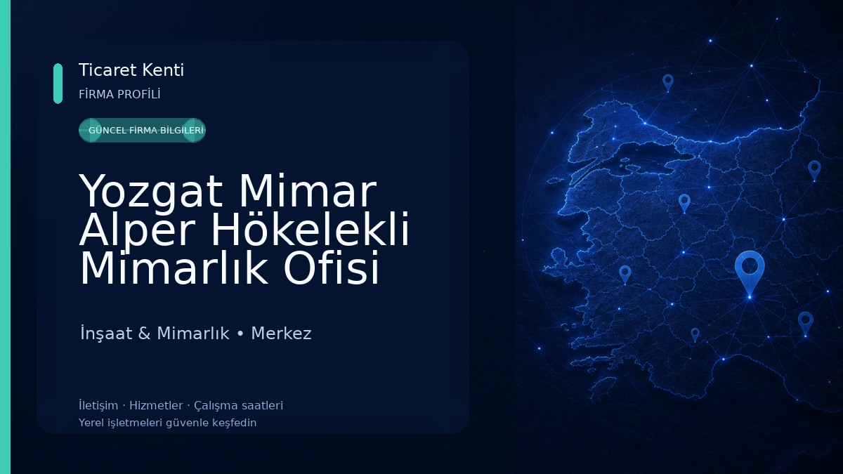 Yozgat Mimar Alper Hökelekli Mimarlık Ofisi