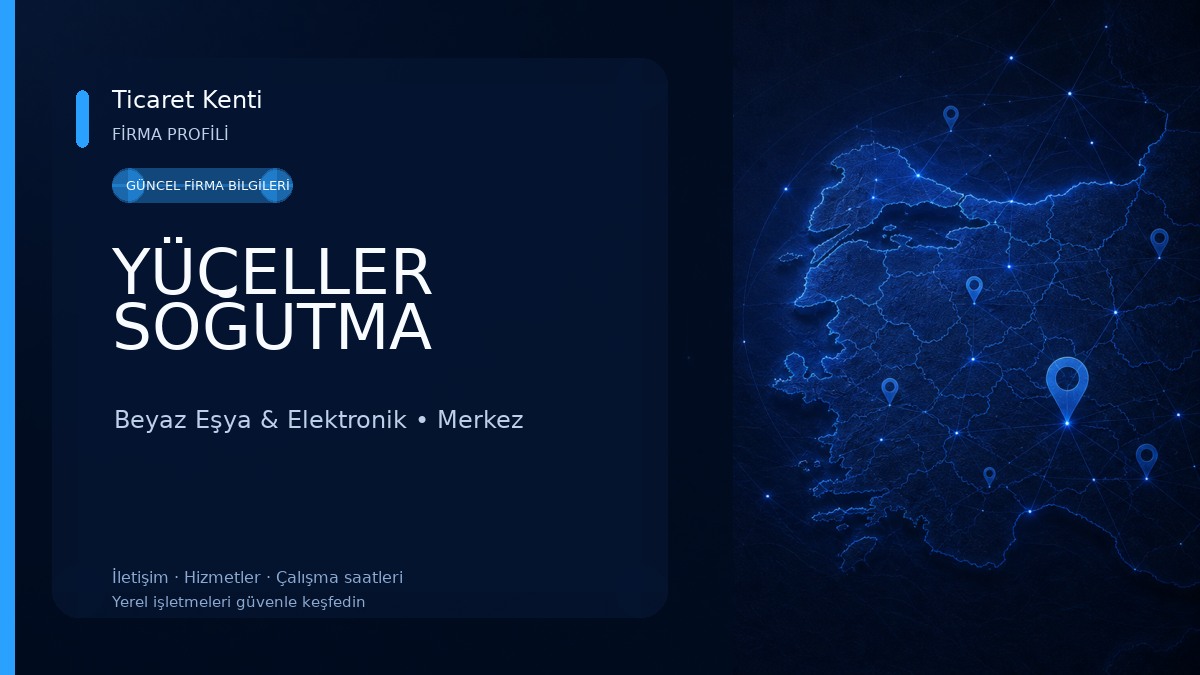 YÜCELLER SOĞUTMA Beyaz Eşya & Elektronik