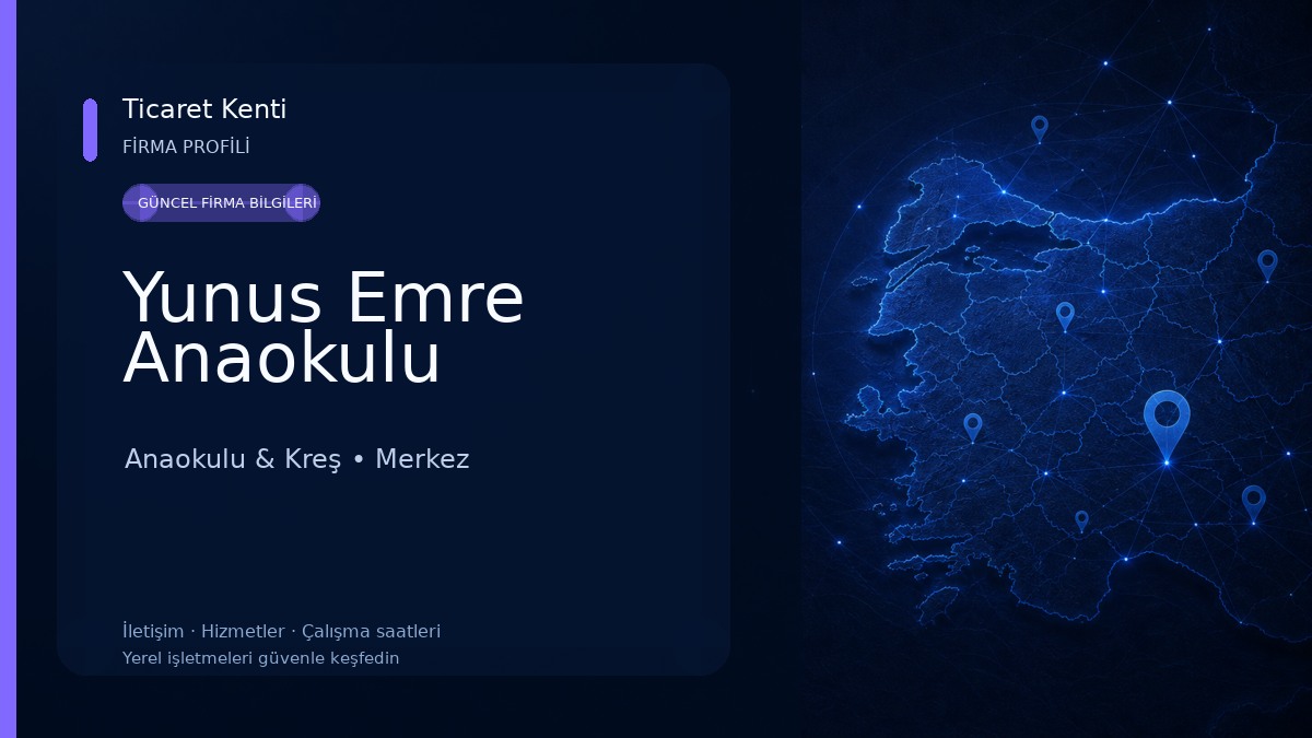 Yunus Emre Anaokulu Anaokulu & Kreş