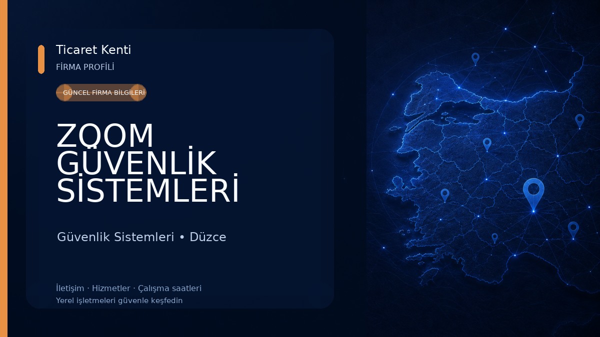 ZOOM GÜVENLİK SİSTEMLERİ Güvenlik Sistemleri